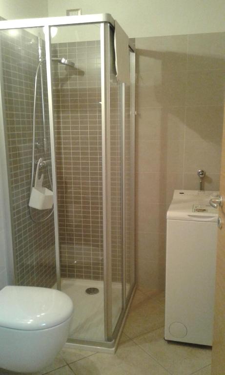 Koupelna v ubytování Casa Rosetta