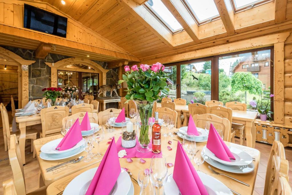 Restaurace v ubytování Penzion Viktória