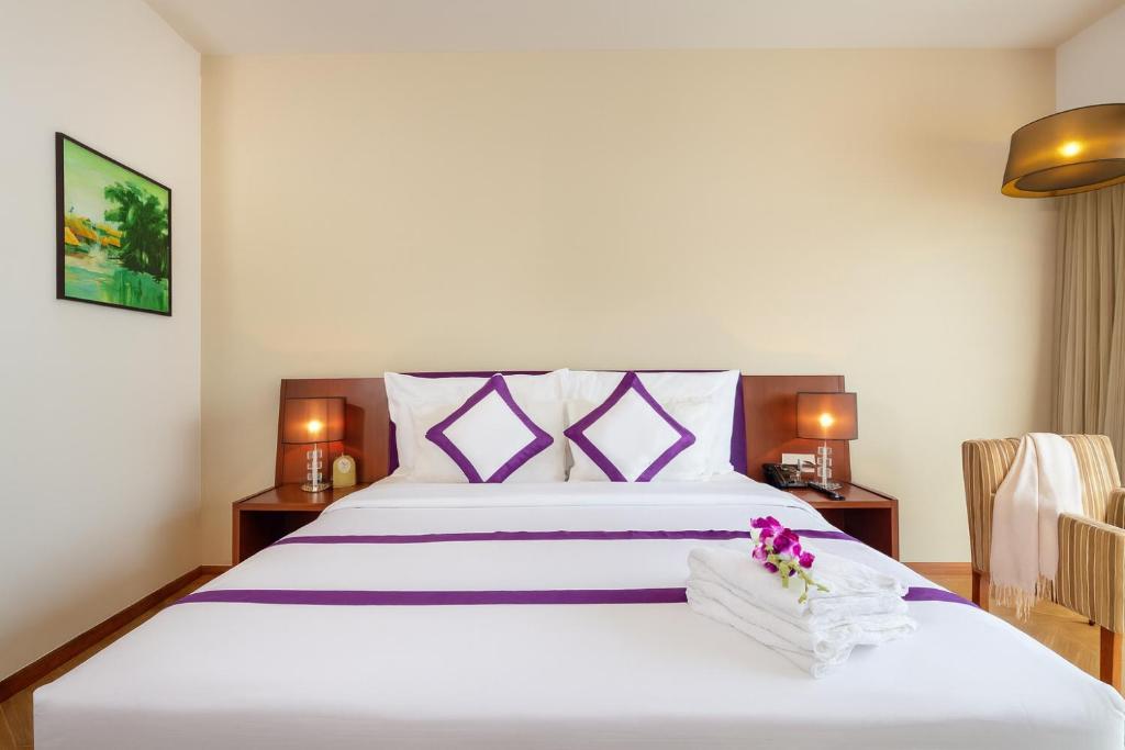 Phòng Deluxe có Giường cỡ King Nhìn ra Một góc Biển