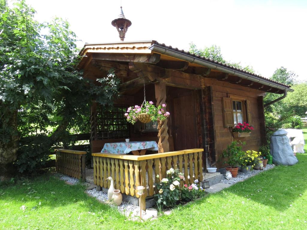 Vonkajšia záhrada v ubytovaní Haus Baumgartner