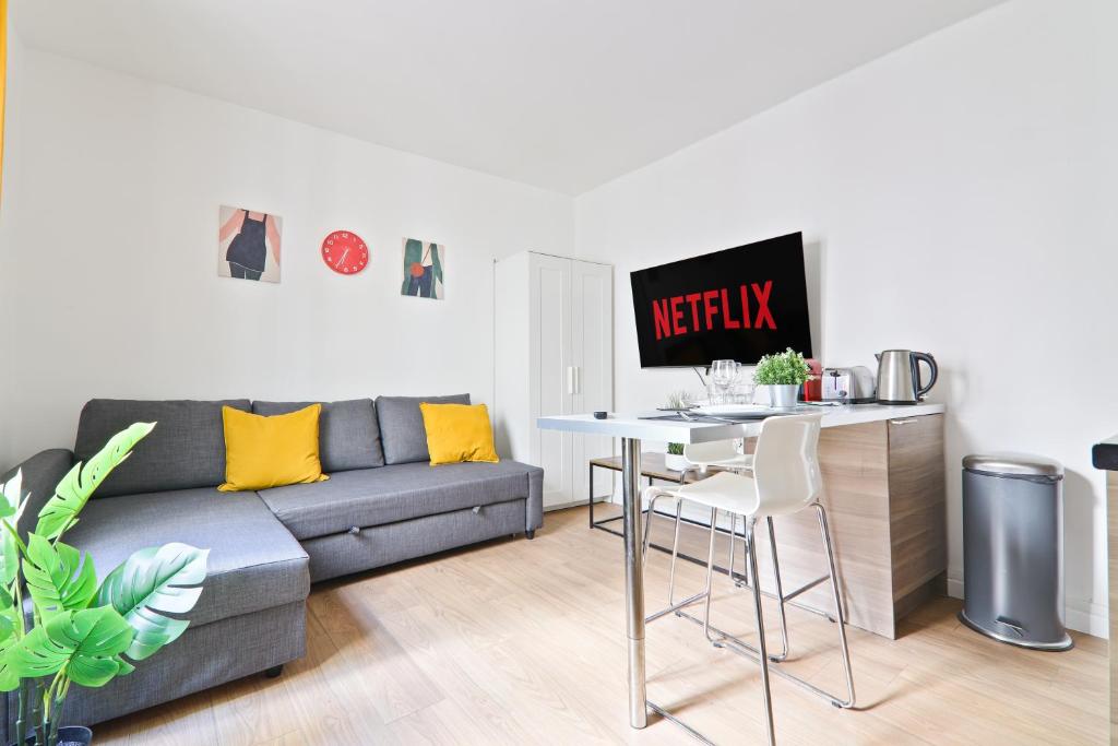 Studio Appartement Quartier Tour Eiffel 10 Free Netflix