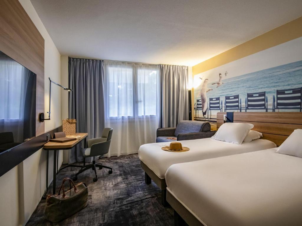 Novotel Antibes Sophia Antipolis - 经典间 - 带一张双人床和一张单人床