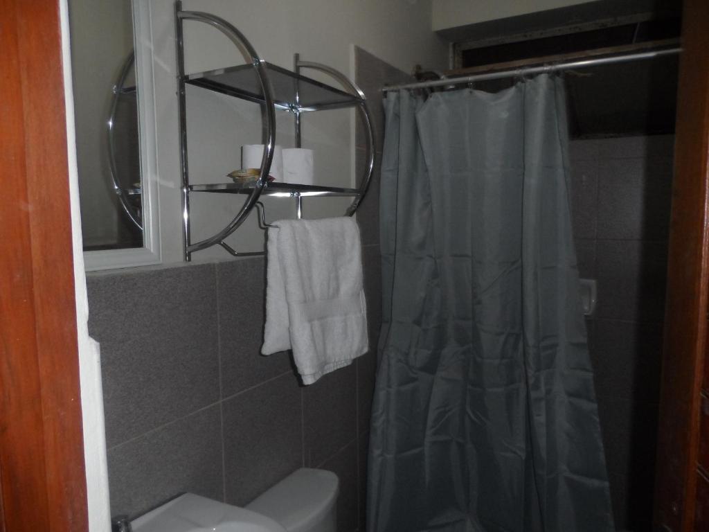 Koupelna v ubytování Antares Inn