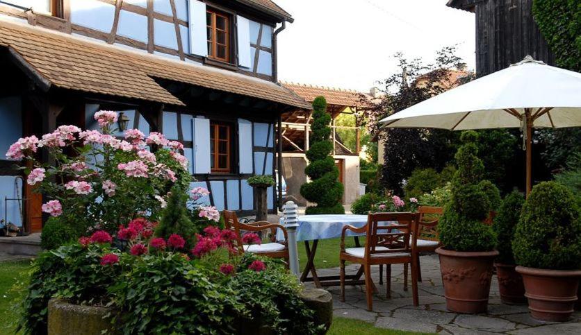 Zahrada ubytování Hôtel à la Ferme