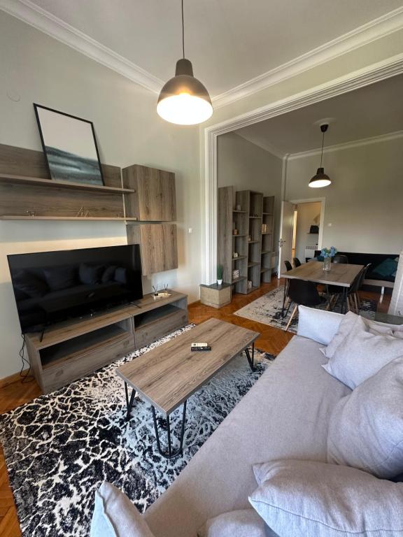 Χώρος καθιστικού στο Aristotelous Residence Thessaloniki