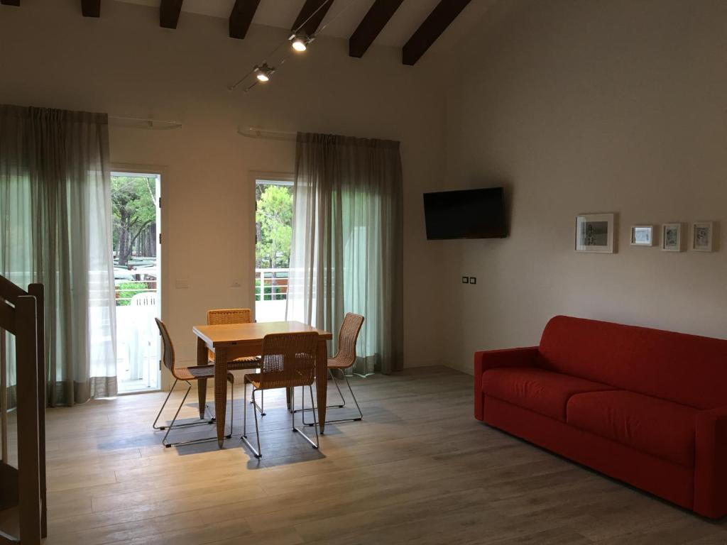 Posezení v ubytování Dune Prestige & Chalets