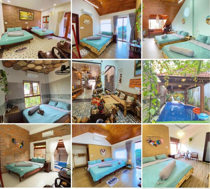 Giường trong phòng chung tại Tâm Family Homestay-Huế