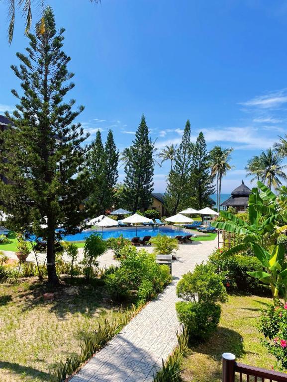 Vườn quanh Little Muine Cottages Resort