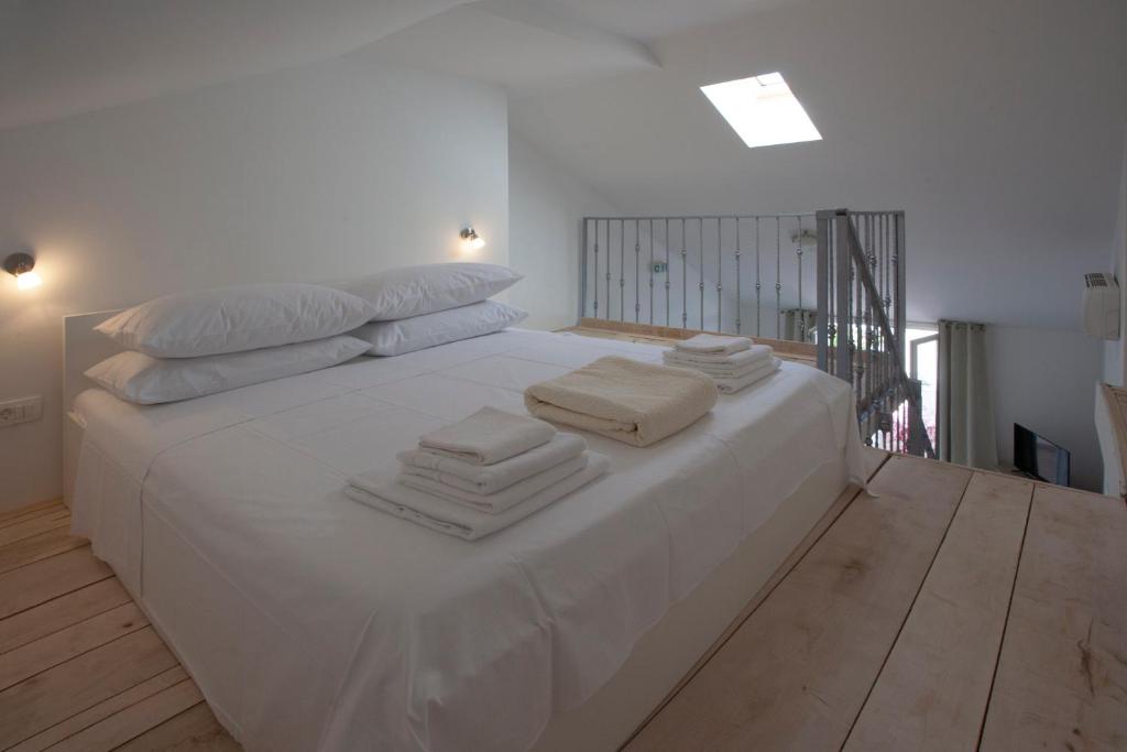 Posteľ alebo postele v izbe v ubytovaní Mar e Sol Apartments