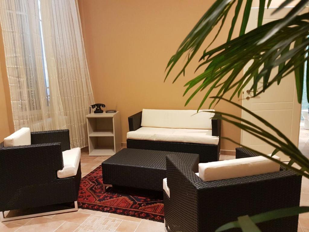Część wypoczynkowa w obiekcie Perla Nera Guesthouse