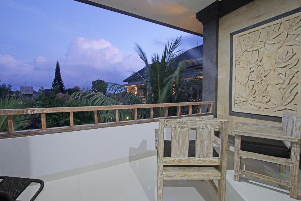 Balkón nebo terasa v ubytování Batu Empug Ubud by Mahaputra