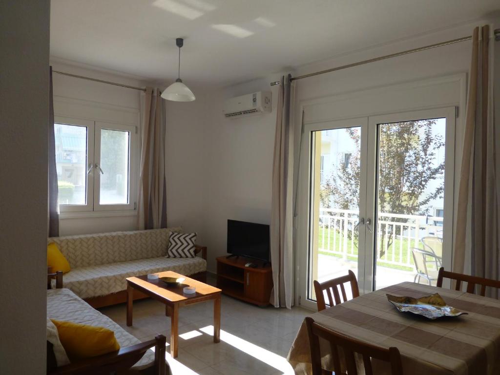 Posezení v ubytování Pavloudis Apartments