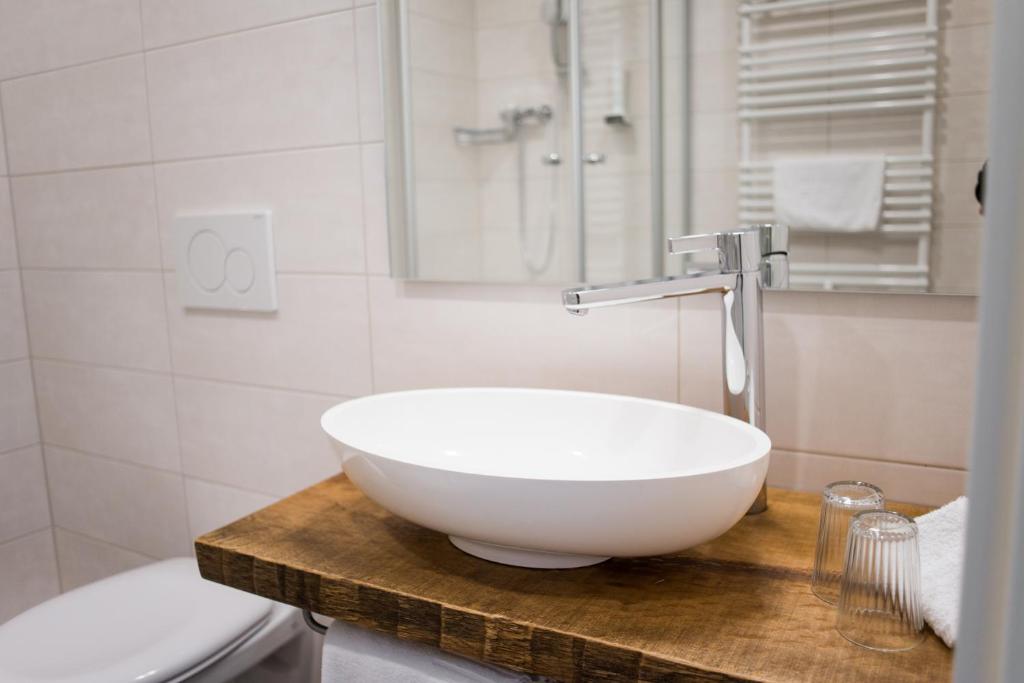 Koupelna v ubytování Wailtl Hotel
