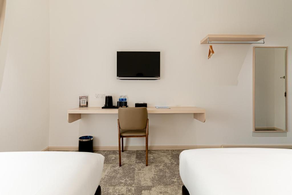 Koho Hotel - Johor Bahru - Quarto Twin Standard - Quarto Para Fumadores