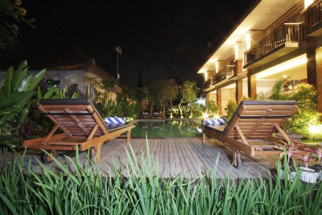 Zahrada ubytování Batu Empug Ubud by Mahaputra