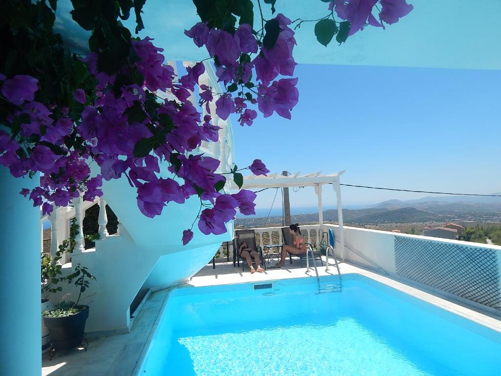 Bassenget på eller i nærheten av Peggy's Villa-House with private pool 25' from Athens Intl Airport