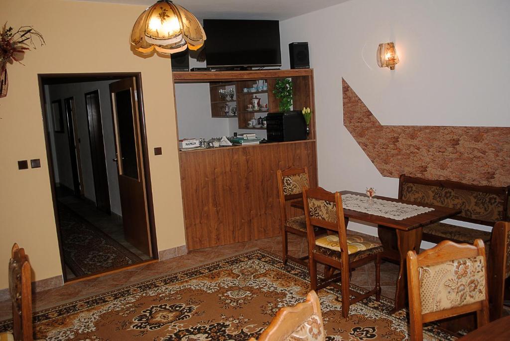 Posezení v ubytování Pension B&B
