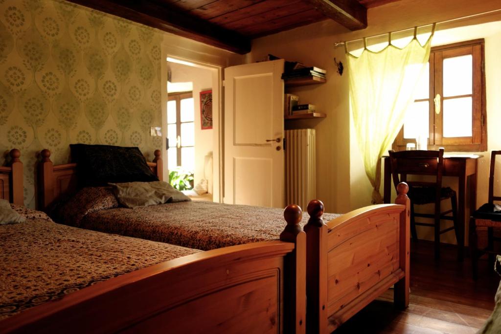 Postel nebo postele na pokoji v ubytování Bed & Breakfast Uvablu