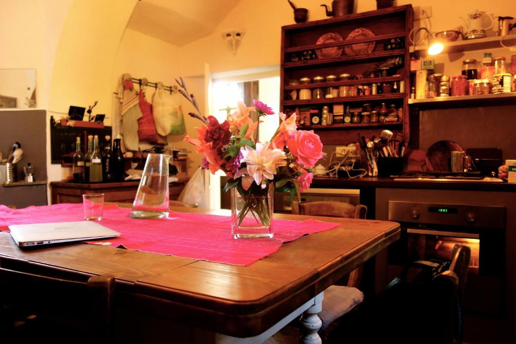 Nápoje v ubytování Bed & Breakfast Uvablu