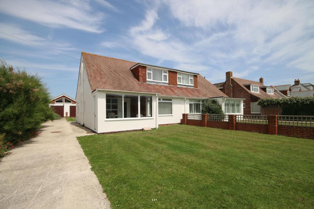 Bygningen som feriehuset ligger i