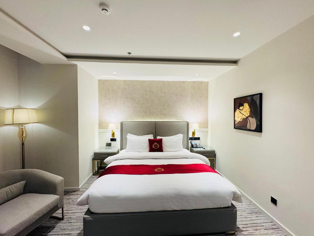 Postelja oz. postelje v sobi nastanitve TAJ Signature Executive Hotel - F7 Islamabad