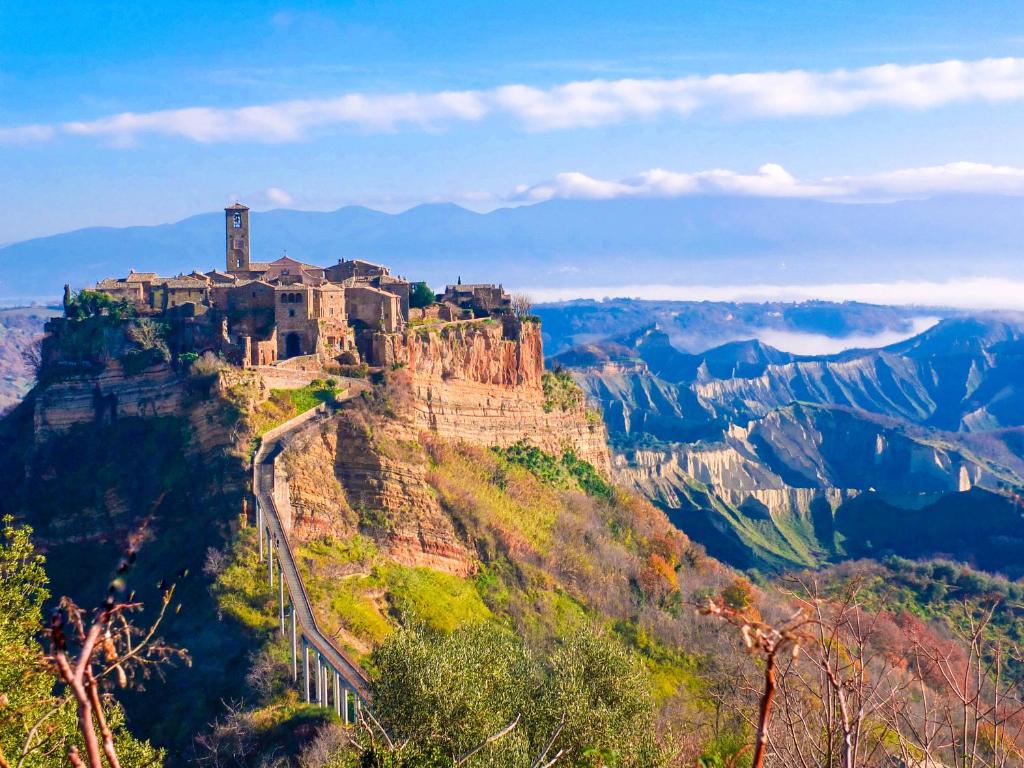 a view of the grand canyon from the south rim at iRoom Civita in Bagnoregio
