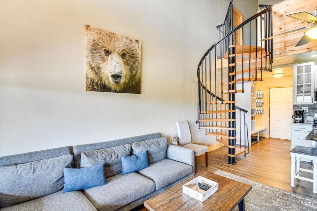 Posezení v ubytování Rocky Mountain Retreat