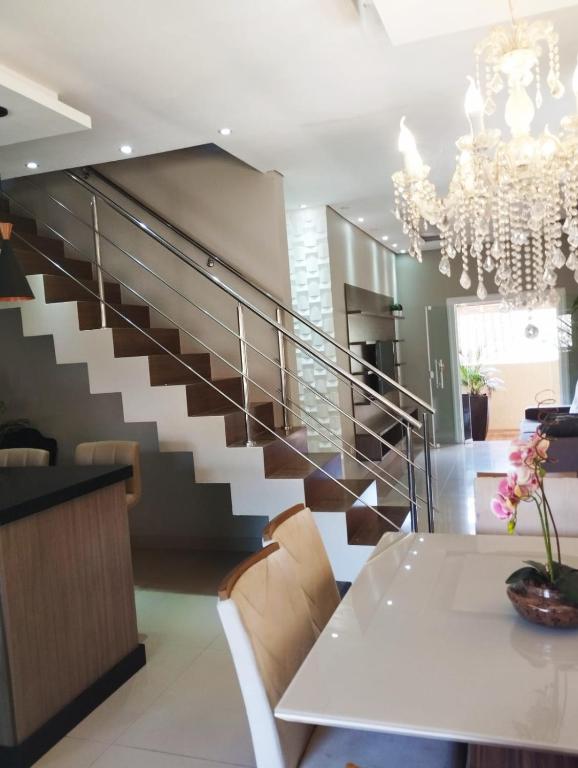 Chalé confortável com área de lazer