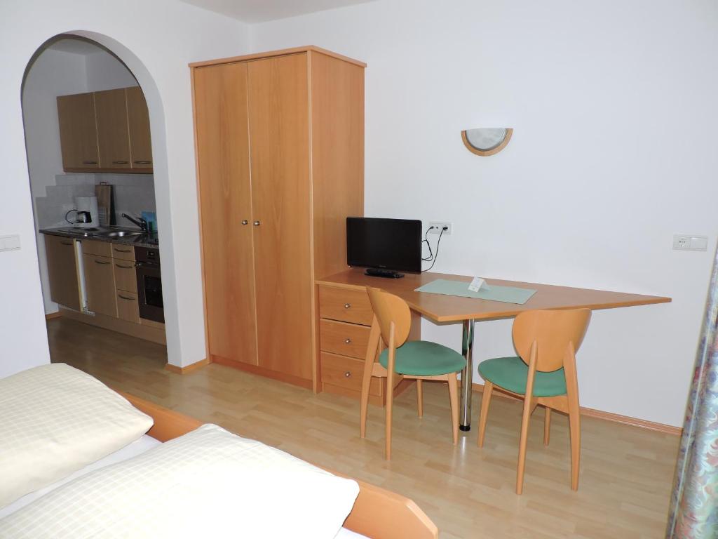 Kuchyň nebo kuchyňský kout v ubytování Kühlerhof