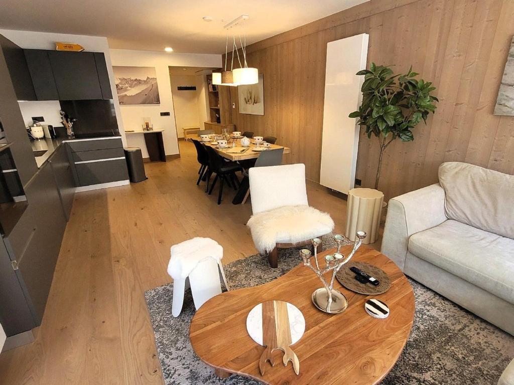 Appartement chic au cœur des Gets, capacité 6 pers, proche ski et commerces