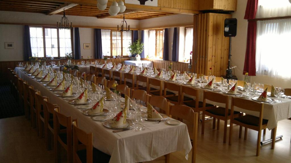 Restaurace v ubytování Gasthaus Waldheim