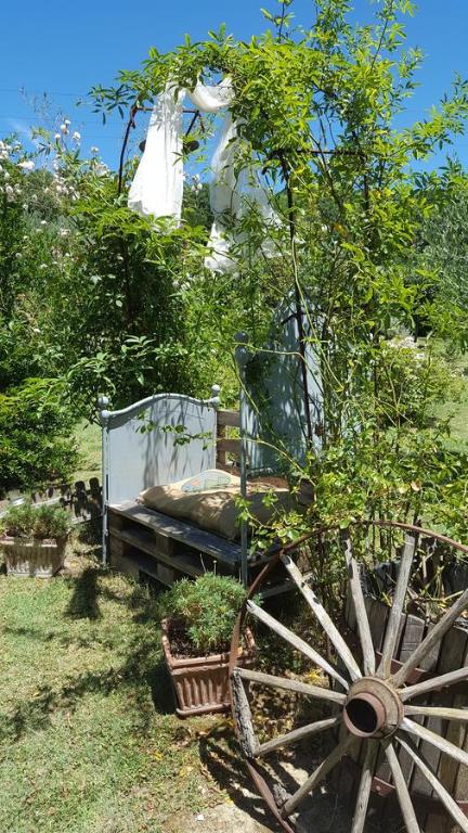 Zahrada ubytování B&B La Rosa Antica