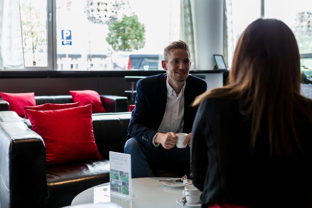 Os clientes hospedados em ProfilHotels Mercur