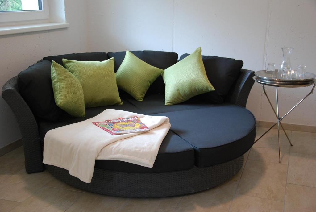 A seating area at Haus Pflaum