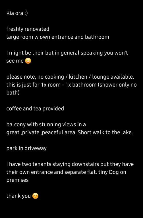 own entrance, own bathroom, quiet with great views of the lake - Resim 9