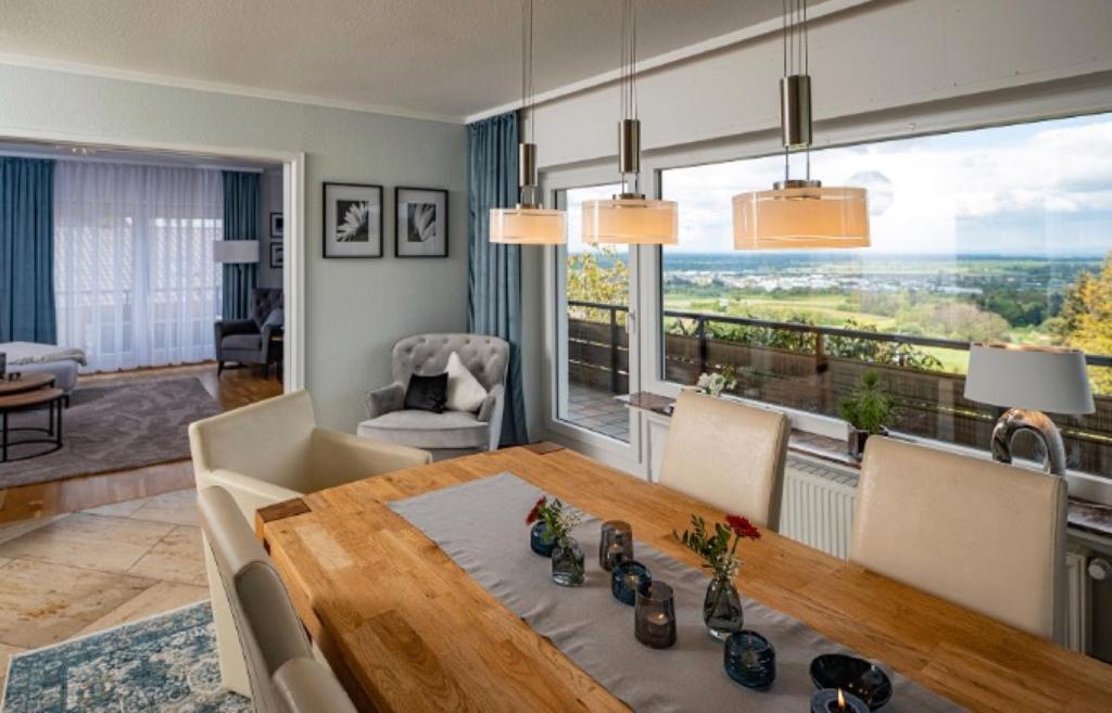 Χώρος καθιστικού στο Baden-Chalet