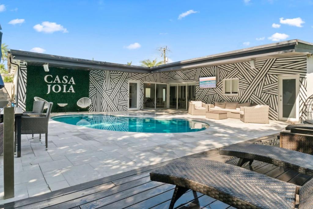 Πισίνα στο ή κοντά στο Casa Joia - Pool - 15min Beach - 5 min to shul