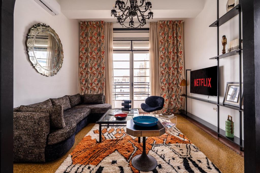 Posezení v ubytování Assayag Art Deco - 1930