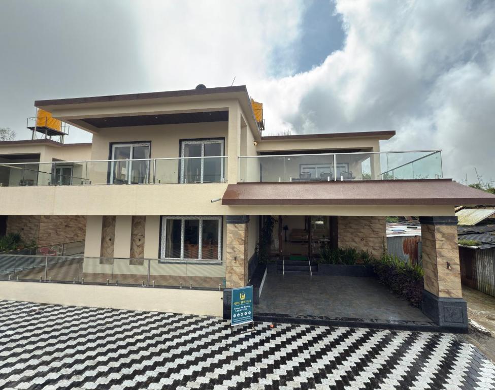 Budova, kde se vila nachází