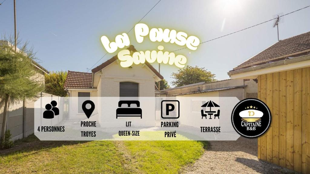 Certifikát, hodnocení, plakát nebo jiný dokument vystavený v ubytování La Pause Savine - Proche Troyes - 4 pers
