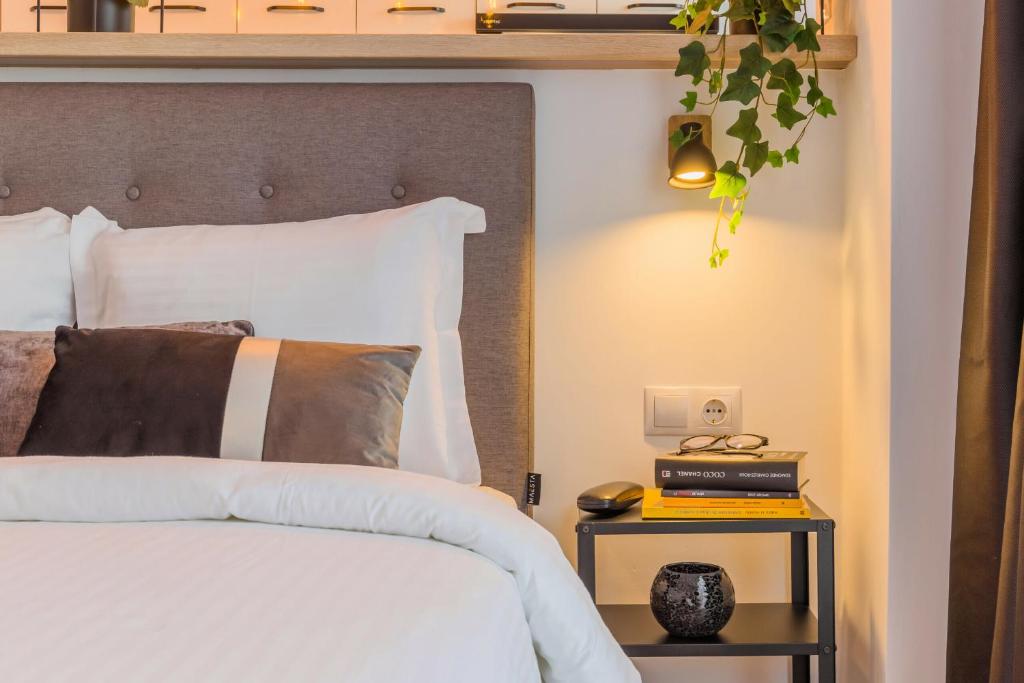 Ένα ή περισσότερα κρεβάτια σε δωμάτιο στο Casa iubirii