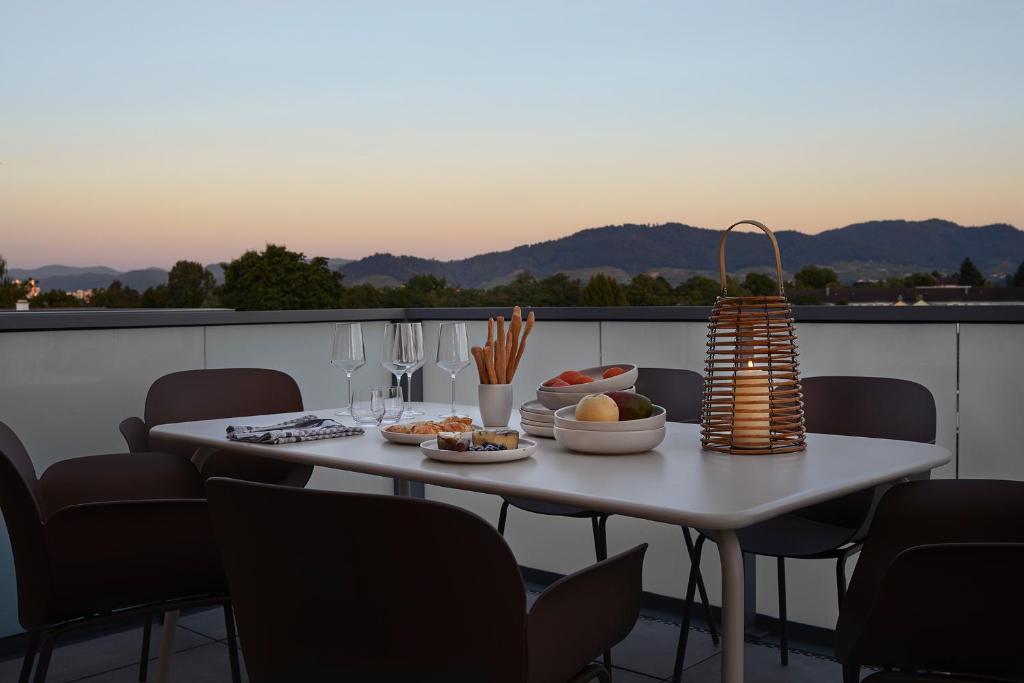 Nespecifikovaný výhled na hory nebo výhled na hory při pohledu z apartmánu