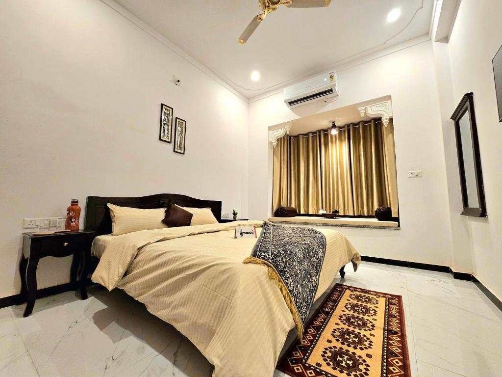 En eller flere senge i et værelse på Solasta