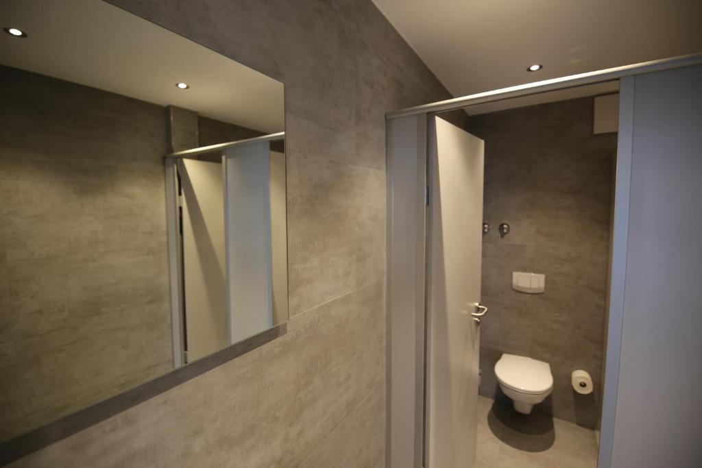 Koupelna v ubytování Hotel Knorz