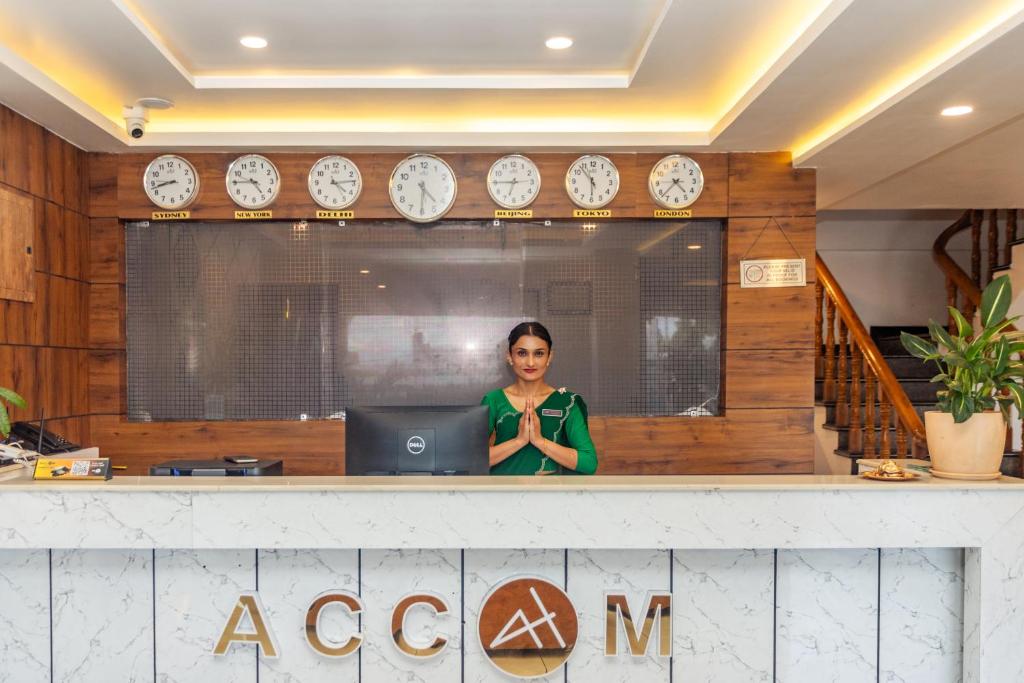 Vstupní hala nebo recepce v ubytování Accom Hotel