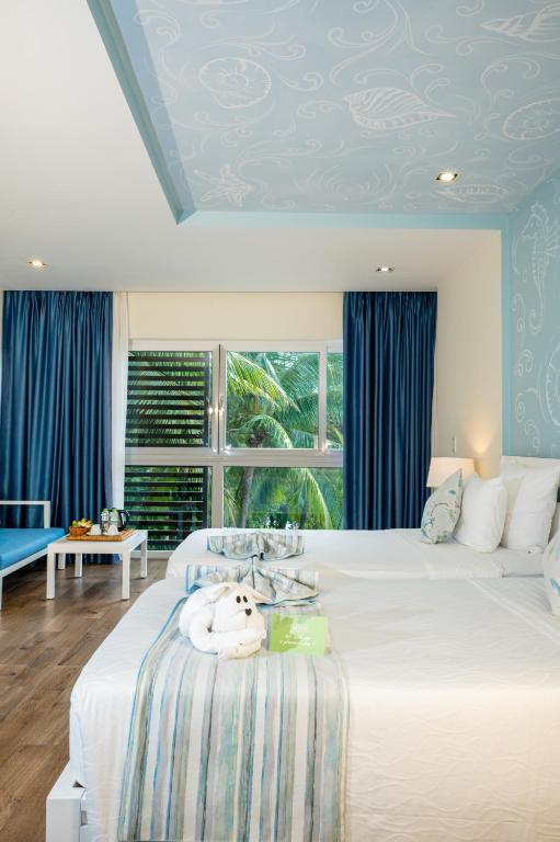 Phòng Azul có Giường Đôi/ 2 Giường Đơn Nhìn ra Khu vườn