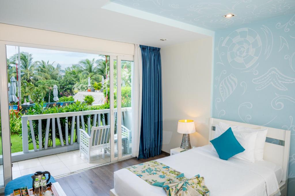 Phòng Azul Giường đôi/ 2 Giường đơn Nhìn ra Hồ bơi