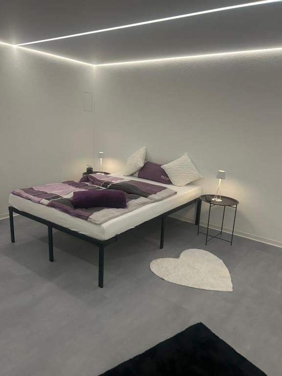 Katil atau katil-katil dalam bilik di Modernes Appartement