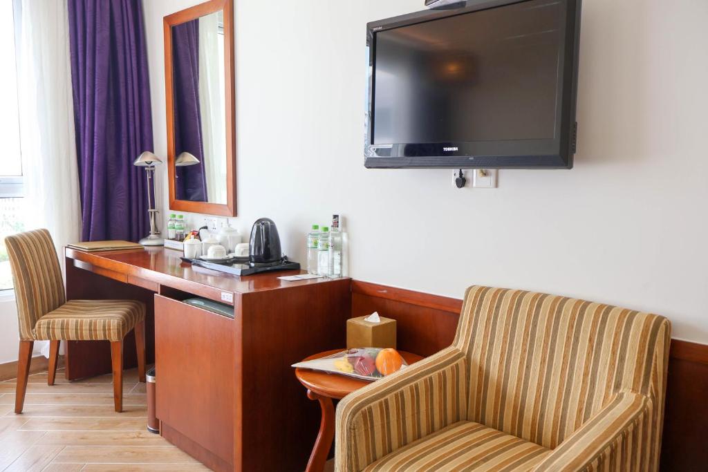 Phòng Deluxe có Giường cỡ King Nhìn ra Một góc Biển