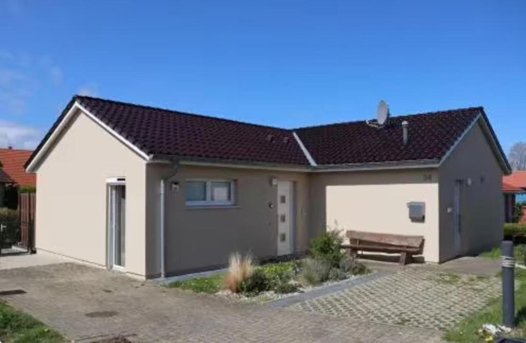 Bygningen som feriehuset ligger i